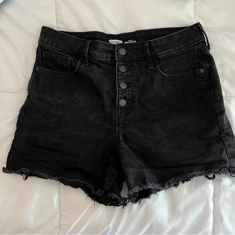 Old navy black jean shorts